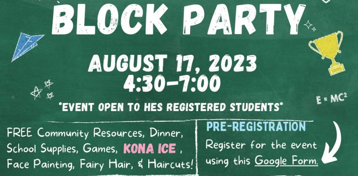 Back To School Block Party Bash